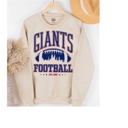New York 1925 Football Sweatshirt Hoodie, New York Tee, Gia.nts Shirt, Vintage New York Football, NFL New York Football,