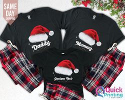 Matching Family Pjs, Personalized Family Pajamas, Christmas Family Pajamas , Christmas Pjs, Holiday Pajamas srt , Christ