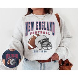 Vintage New England Football Sweatshirt / T-Shirt, The Pats Shirt, Vintage New England Crewneck, Patriot Sweatshirt, New