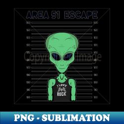 area 51 escape - artistic sublimation digital file - enhance your apparel with stunning detail