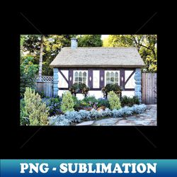 English Garden Cottage Winnipeg No1 - Artistic Sublimation Digital File - Unleash Your Inner Rebellion