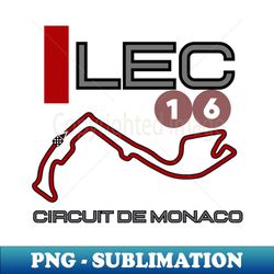 Charles Leclerc circuit de monaco - Unique Sublimation PNG Download - Create with Confidence