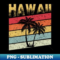 Hawaiian Vintage 80s - Digital Sublimation Download File - Perfect for Sublimation Mastery