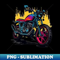 motorcycle with pop art style - Premium PNG Sublimation File - Instantly Transform Your Sublimation Projects
