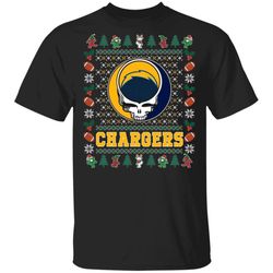 Christmas Grateful Dead Chargers T-Shirt Deadhead Tee VA08