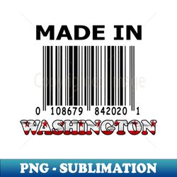 Fake bar code made in Washington DC - Digital Sublimation Download File - Enhance Your Apparel with Stunning Detail