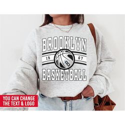 Brooklyn Net, Vintage Brooklyn Net Sweatshirt \ T-Shirt, New Jersey Basketball, Nets Shirt, Vintage Basketball Fan Shirt