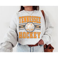 Vintage Tennessee Hockey Crewneck Sweatshirt \ T-Shirt, Tennessee Sweater, Tennessee T-Shirt, Hockey Fan Shirt, Retro Te