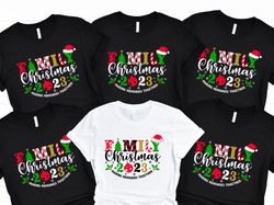 Family Christmas 2023 Making Memories Together Shirts,Custom Family Christmas Tshirt,Making Memories Christmas Family Sh