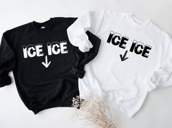 ice ice baby sweatshirt, pregnancy announcement, pregnant sweatshirt, mom to be sweatshirt, pregnancy reveal sweatshirt,