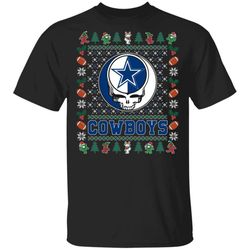 Christmas Grateful Dead Cowboys T-Shirt Deadhead Tee VA08