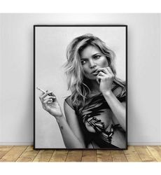 Kate Moss, Fashion Art, Gift For Her, Fashion
