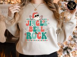 Jingle Bell Sweatshirt, Jingle Bell Rock Sweatshirt, Christmas Music Sweatshirt, Christmas Sweatshirts for women, Christ