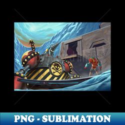 Iron Pirate - Signature Sublimation PNG File - Unlock Vibrant Sublimation Designs