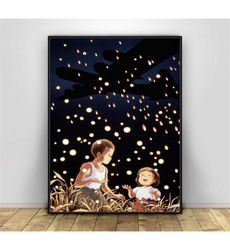 Grave Of The Fireflies Movie Poster Wall Painting
