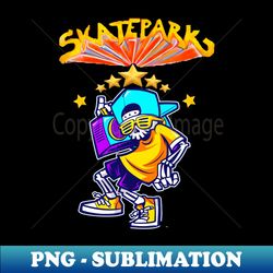 skatepark - Creative Sublimation PNG Download - Enhance Your Apparel with Stunning Detail