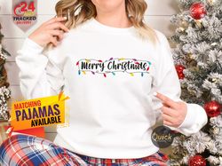 Merry  Bright sweatshirt, Womens Christmas Shirt, Cute Christmas Shirt, Holiday Shirt, Christmas Tree Sweater