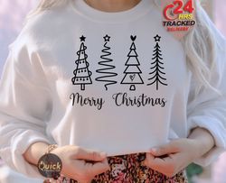Merry Christmas Jumper, Family Matching Christmas Outfit, Christmas Jumper Women Men, Holiday Christmas Sweatshirt, Kids