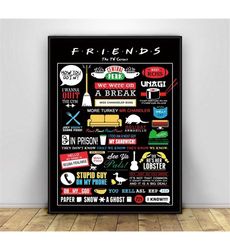 Friends TV Show Poster, Movie Poster Wall Painting