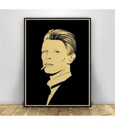 David Bowie Poster Retro Vintage Rock Music Posters