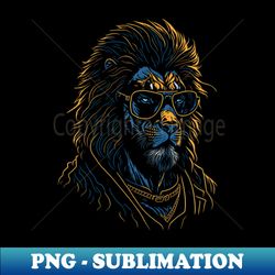 Beautiful Stylish lion art - Creative Sublimation PNG Download - Defying the Norms
