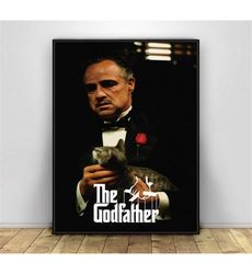 1972 The Godfather Movie Poster Wall Painting Home