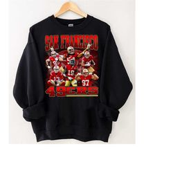 San Francisco Football Player Sweatshirt, San Francisco Tee, San Francisco Football Shirt, Vintage San Francisco, San Fr