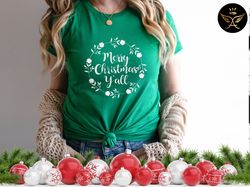 merry christmas yall shirt, funny christmas shirt, christmas shirt, christmas gift for her, christmas gift, country chri