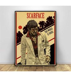 Scarface Movie Poster Wall Painting Home Decor Poster