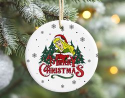 Disney Princess Aurora Christmas Ornament, Merry Christmas Sleeping Beauty Ornament