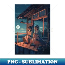 Lofi Girl Aesthetic - Digital Sublimation Download File - Perfect for Sublimation Mastery