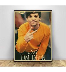 British Singer Louis Tomlinson Portrait HD Posters Prints