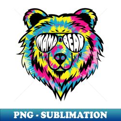 mama bear tie dye - png transparent sublimation design - create with confidence