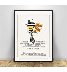 The Sting Vintage Movie Poster Wall Painting Retro