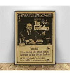 The Godfather Poster Movie Vintage Poster Wall Painting