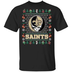 Christmas Grateful Dead Saints T-Shirt Deadhead Tee VA08