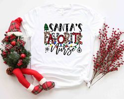 Santas Favorite Nurse Shirt, Nurse Shirt, Nurse Life Shirt, Cute Santa Tee, Christmas Shirt, Merry Christmas Shirt, Chri