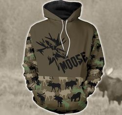 Moose Hunting 3D All Over Print | Unisex | Adult | Ht5270