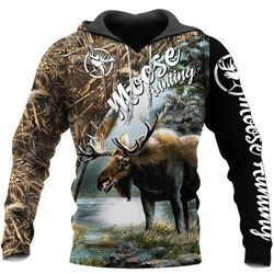 Moose Hunting 3D All Over Print | Unisex | Adult | Ht5277
