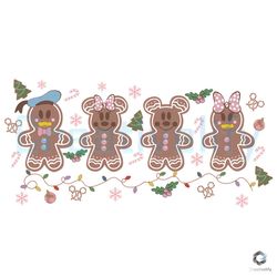 Disney Gingerbread PNG Christmas Cookies File Download