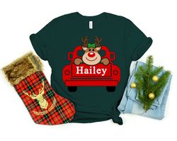 Custom Christmas Shirt, Personalized Christmas Shirt, Reindeer Shirt, Christmas Shirt, Merry Christmas Shirt, Custom Chr