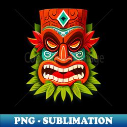 Tiki Mask - Aesthetic Sublimation Digital File - Boost Your Success with this Inspirational PNG Download