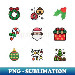 Christmas Festive Pattern - Instant Sublimation Digital Download - Capture Imagination with Every Detail
