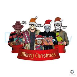 Merry Christmas Killer PNG Horror Characters File Download