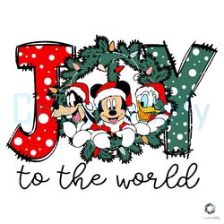 Mickey Joy To The World SVG Disney Friends Xmas File