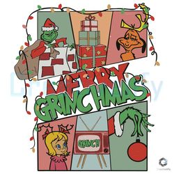 Retro Merry Grinchmas SVG Stink And Friends File Download