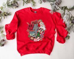 Christmas Music Cassette Tapes Sweatshirt, Christmas Songs, Christmas Party Shirt, Merry Christmas gift Tee, Retro Music