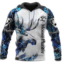Moose Hunting 3D All Over Print | Unisex | Adult | Ht5315