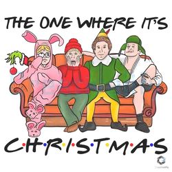 The One Where Its Friends PNG Christmas File Download