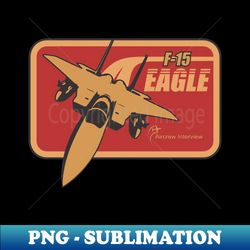 F-15 Eagle - PNG Transparent Digital Download File for Sublimation - Bring Your Designs to Life
